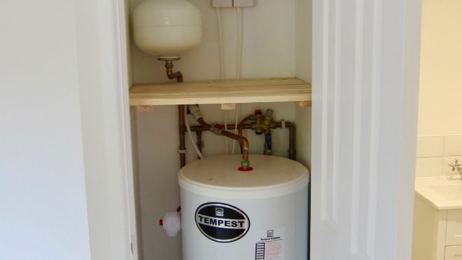 Pressurised Shower System - the way to go.....