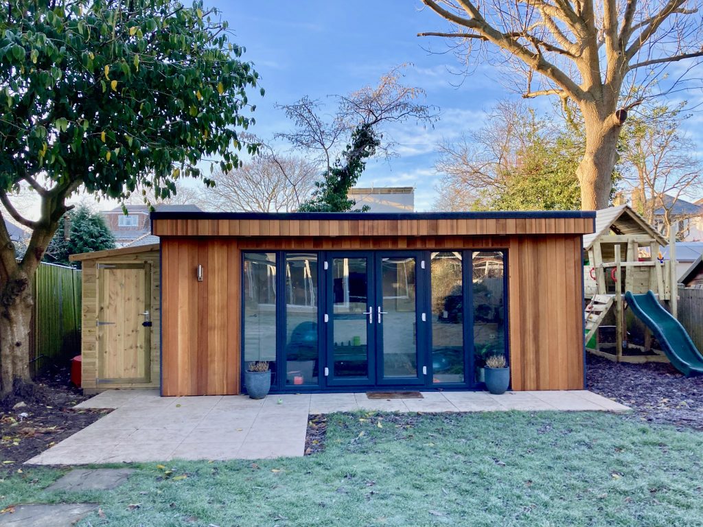 Garden office with toilet Raynes Park Executive Garden Rooms